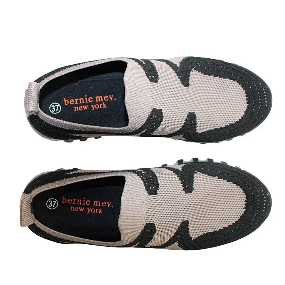Bernie Mev Nadin Black Mauve Slip-On Sneaker, Size 37 (US 6.5 - 7)